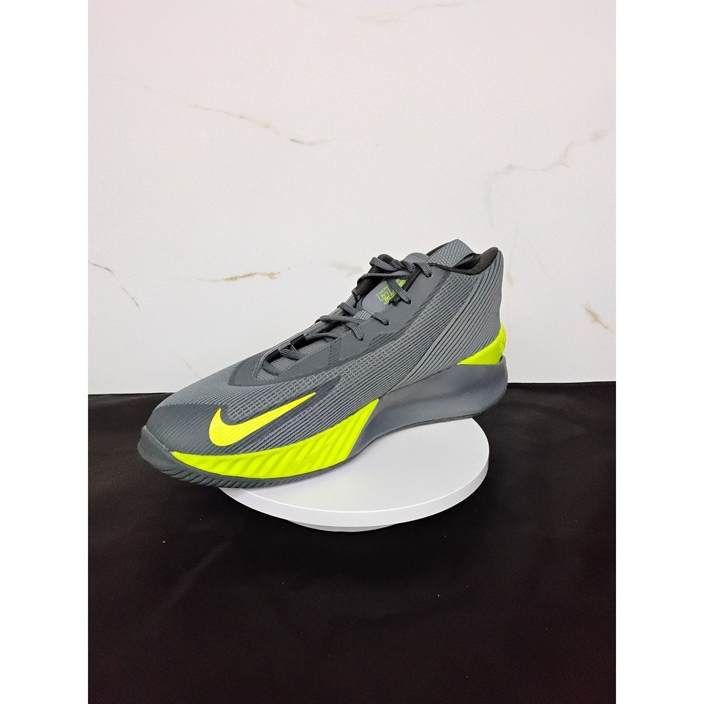 Nike GT Jump Academy Basketball Sneakers Grey Volt Mens 11.5 SL107
